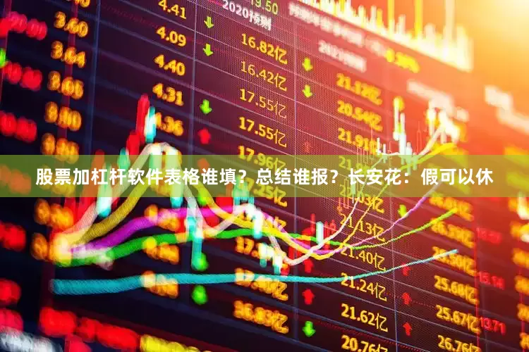 股票加杠杆软件表格谁填？总结谁报？长安花：假可以休
